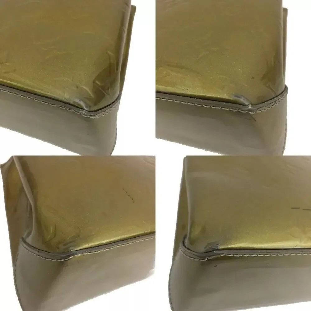 Louis Vuitton WILSHIRE PM Vernis Olive Art Deco Handbag - date code MI4059